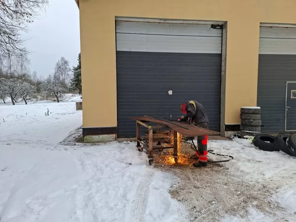MATERIĀLA SAGATAVOŠANA KONSTRUKCIJAI PĒC RASĒJUM